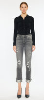 Janis High Rise Slim Straight Leg Jeans - Official Kancan USA