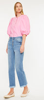 Taurus High Rise Straight Leg Jeans - Official Kancan USA