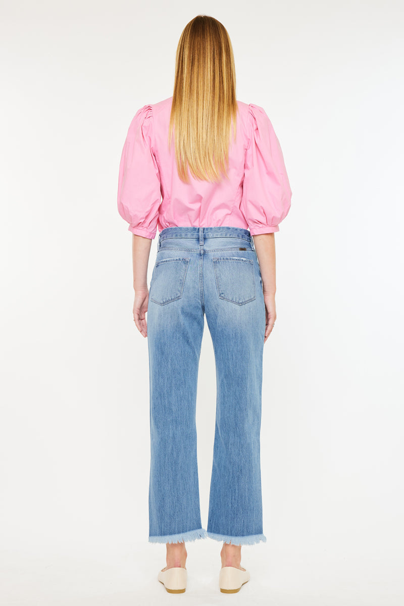 Taurus High Rise Straight Leg Jeans - Official Kancan USA