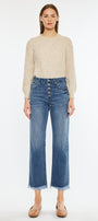 Taurus High Rise Straight Leg Jeans - Official Kancan USA