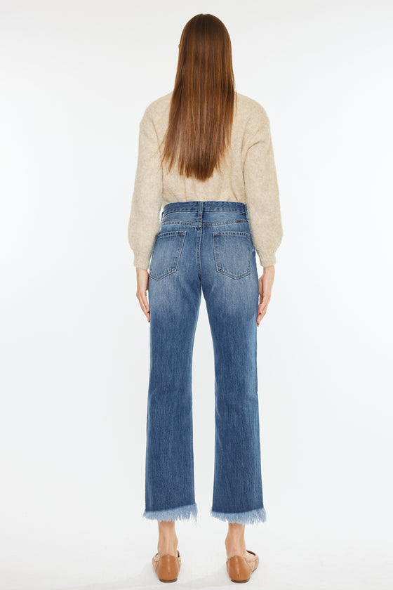 Taurus High Rise Straight Leg Jeans - Official Kancan USA