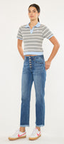Taurus High Rise Straight Leg Jeans - Official Kancan USA