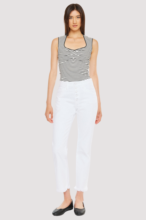Cammie High Rise Straight Leg Jeans - Official Kancan USA