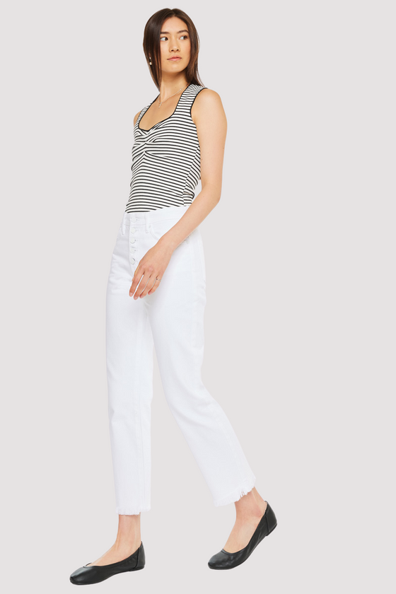 Cammie High Rise Straight Leg Jeans - Official Kancan USA