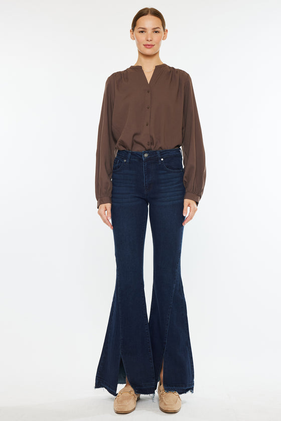 Desiree High Rise Flare Jeans - Official Kancan USA