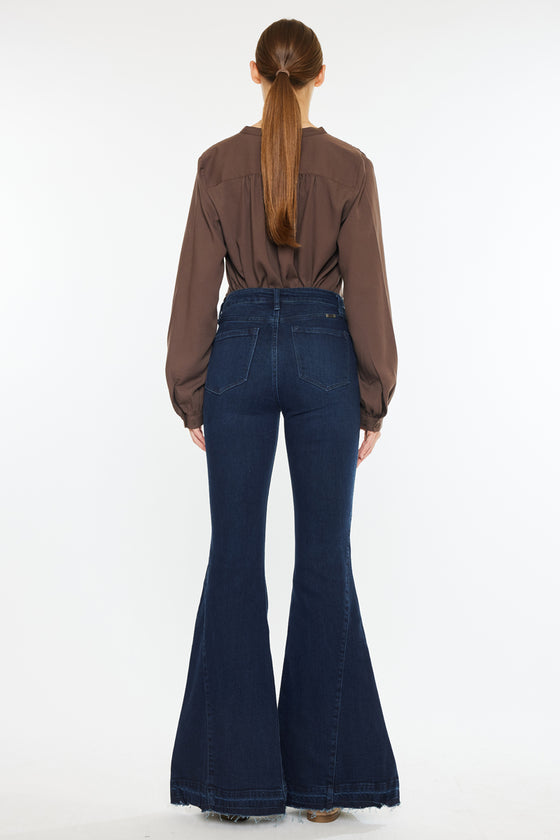 Desiree High Rise Flare Jeans - Official Kancan USA