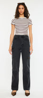 Semarea Ultra High Rise 90's Straight Leg Jeans - Official Kancan USA