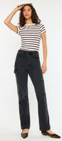 Semarea Ultra High Rise 90's Straight Leg Jeans - Official Kancan USA