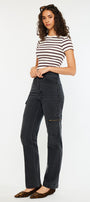 Semarea Ultra High Rise 90's Straight Leg Jeans - Official Kancan USA