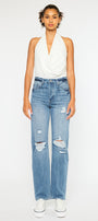Hattie High Rise 90's Straight Leg Jeans - Official Kancan USA