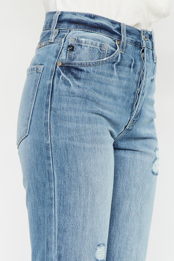 Hattie High Rise 90's Straight Leg Jeans - Official Kancan USA