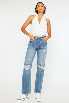  Hattie High Rise 90's Straight Leg Jeans - Official Kancan USA