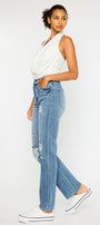 Hattie High Rise 90's Straight Leg Jeans - Official Kancan USA
