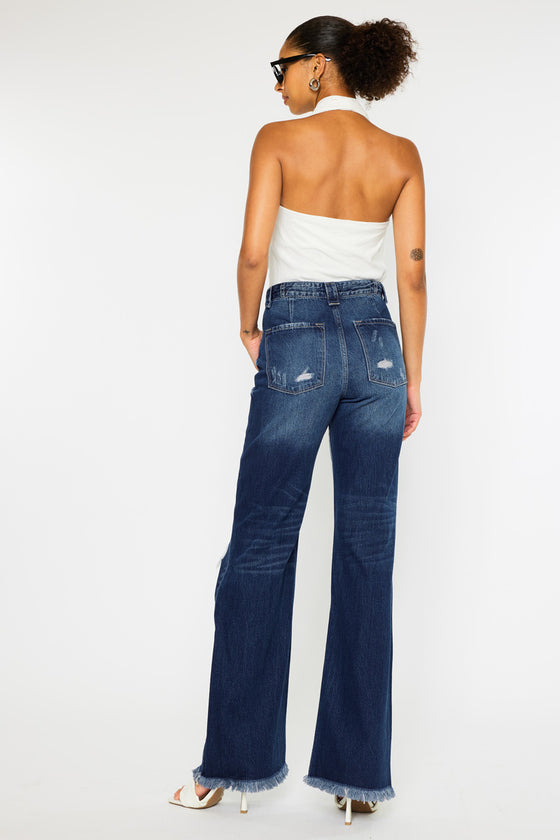 Jules Ultra High Rise 90's Flare Jeans - Official Kancan USA