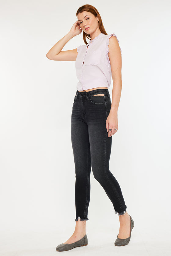 Tiara High Rise Ankle Skinny Jeans - Official Kancan USA