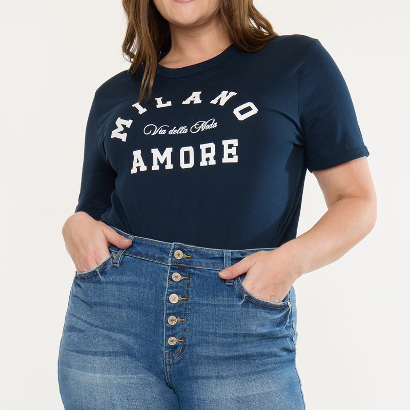 Devon High Rise Shorts (Plus Size)