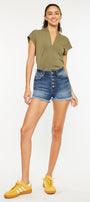 Tiana High Rise Shorts - Official Kancan USA