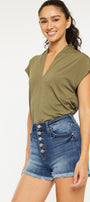 Tiana High Rise Shorts - Official Kancan USA