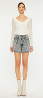 Karlita Ultra High Rise Mom Shorts - Official Kancan USA