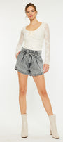 Karlita Ultra High Rise Mom Shorts - Official Kancan USA
