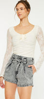 Karlita Ultra High Rise Mom Shorts - Official Kancan USA