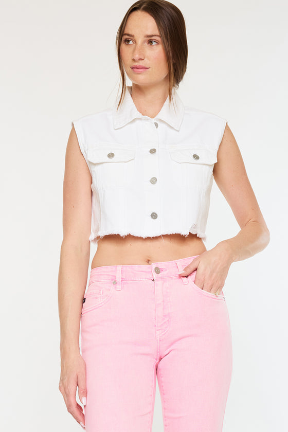 Shay Cropped 90's Vest