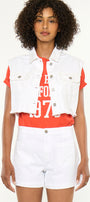 Shay Cropped 90's Vest - Official Kancan USA