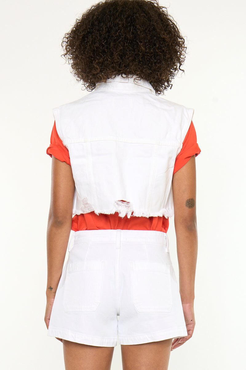 Shay Cropped 90's Vest - Official Kancan USA