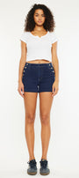 Marianna High Rise Striped Shorts - Official Kancan USA