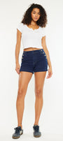 Marianna High Rise Striped Shorts - Official Kancan USA