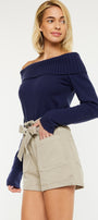Laquell Ultra High Rise Belted Paperbag Shorts - Official Kancan USA