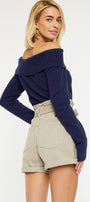 Laquell Ultra High Rise Belted Paperbag Shorts - Official Kancan USA
