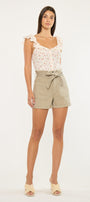 Laquell Ultra High Rise Belted Paperbag Shorts - Official Kancan USA