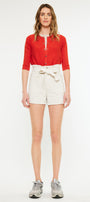 Laquell Ultra High Rise Belted Paperbag Shorts - Official Kancan USA