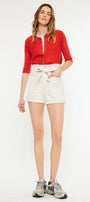 Laquell Ultra High Rise Belted Paperbag Shorts - Official Kancan USA