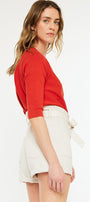 Laquell Ultra High Rise Belted Paperbag Shorts - Official Kancan USA