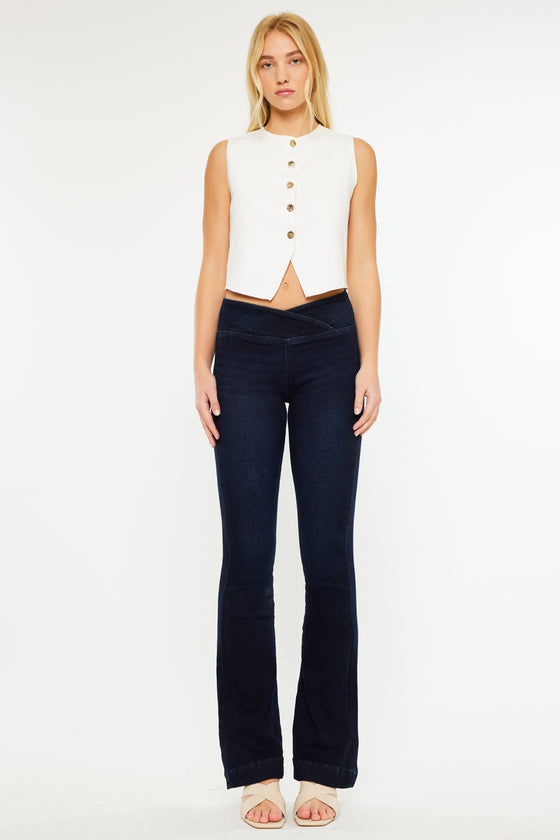 Mabel Mid Rise Pull On Bootcut - Official Kancan USA