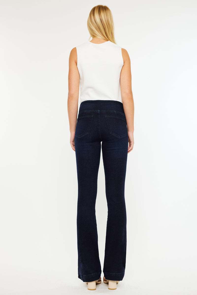 Mabel Mid Rise Pull On Bootcut – Kancan USA