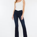 Mabel Mid Rise Pull on Bootcut Jeans - Official Kancan USA