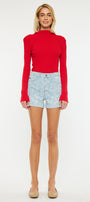 Lilly Floral High Rise Shorts - Official Kancan USA