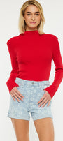 Lilly Floral High Rise Shorts - Official Kancan USA
