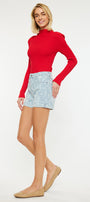 Lilly Floral High Rise Shorts - Official Kancan USA