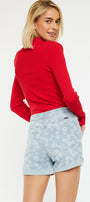 Lilly Floral High Rise Shorts - Official Kancan USA