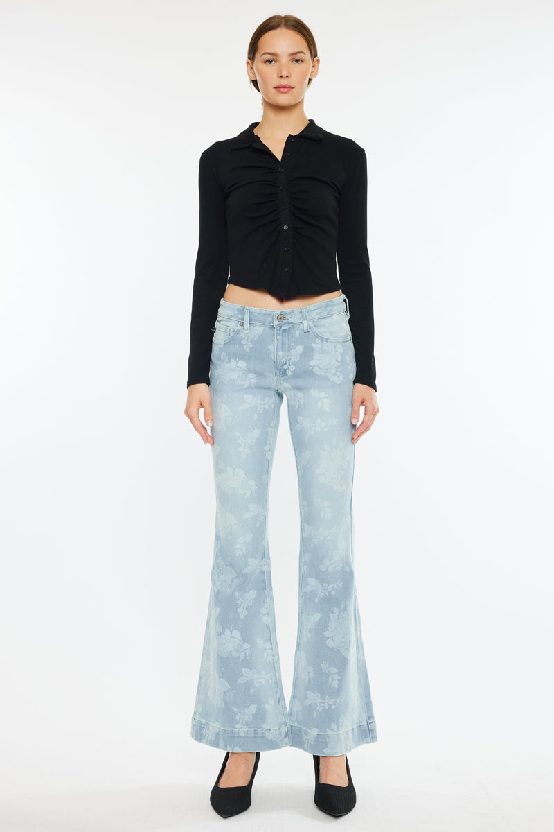 Rosa Low Rise Flare Jeans - Official Kancan USA