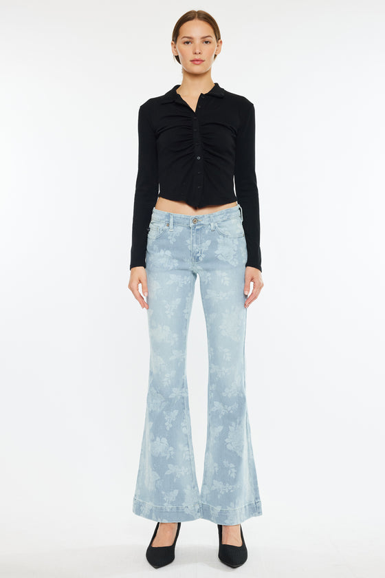 Rosa Low Rise Flare Jeans - Official Kancan USA