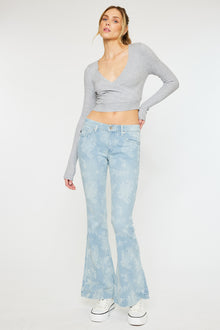  Rosa Low Rise Flare Jeans