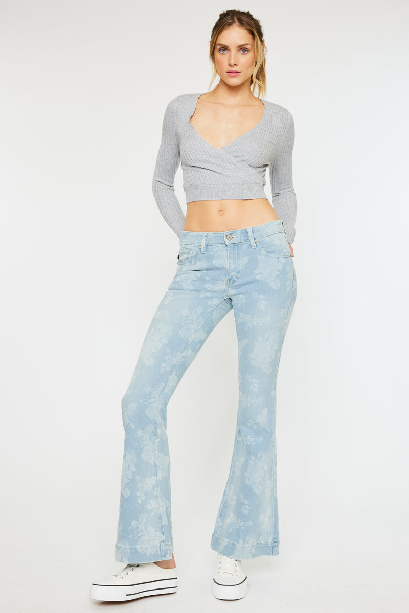 Rosa Low Rise Flare Jeans - Official Kancan USA