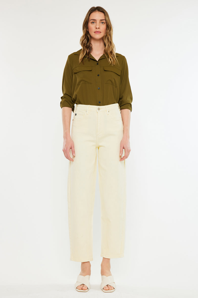Retrice High Rise Slim Balloon Jeans - Official Kancan USA