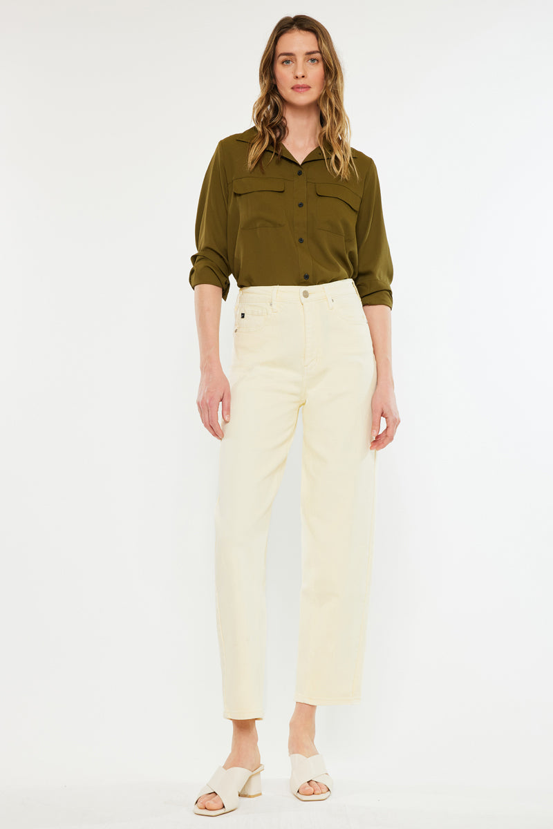 Retrice High Rise Slim Balloon Jeans - Official Kancan USA