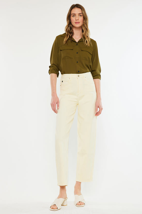 Retrice High Rise Slim Balloon Jeans
